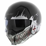 HJC I20 Streetfighter helm - Scraw black white - Size S