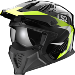 LS2 OF606 Drifter Triality gloss black yellow