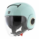 Shark Nano helmet blank gloss green GRN - Size XS
