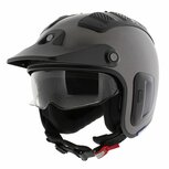 Shark X-Drak 2 blank matt anthracite AMA trial helmet - Size XS