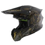 Airoh Twist 3.0 MX Helmet Titan matt black gold