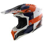 Airoh MX Helmet Aviator 3 AMS&sup2; Monarch gloss blue white orange
