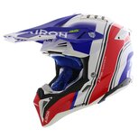 Airoh MX Helmet Aviator 3 AMS&sup2; Hima gloss blue white red