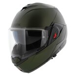 Shark Oxo helmet solid matt green - Modular flip up motorcycle helmet
