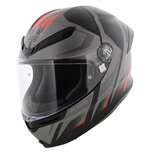 AGV K6 S Karve helmet matt black grey red