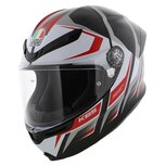 AGV K6 S Karve motorcycle helmet matt white black red