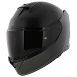Shark D-Skwal 3 Blank - Matt Black Motorcycle helmet - Dark Shadow KMA