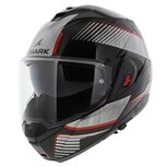 Shark Oxo Modular Helmet Sikter gloss black silver red