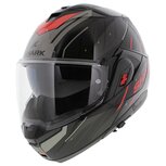 Shark Oxo Modular Helmet Rydger - Gloss Black Silver Red