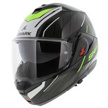 Shark Oxo Modular Helmet Rydger - Gloss Black White Fluo Yellow