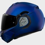 LS2 FF906 Advant solid matt navy blue Flip-back modular motorcycle helmet