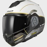 LS2 FF906 Advant Iron matt white black jeans Flip-back modular motorcycle helmet