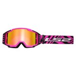 LS2 Charger PRO goggle pink with iridium visor + clear visor + Tear off kit