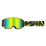 LS2 Charger PRO goggle yellow with iridium visor + clear visor + Tear off kit