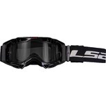 LS2 Aura Enduro Series goggle black with clear visor &amp; Pinlock 70 MaxVision