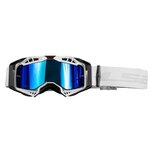 LS2 Aura PRO goggle white with clear visor &amp; Pinlock 70 MaxVision + iridium visor + Laminated Tear off kit