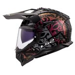 LS2 MX702 Pioneer II adventure helmet Rangi black
