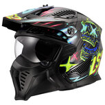 LS2 OF606 Drifter helmet Rayz black blue