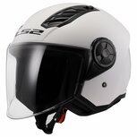 LS2 OF616 Airflow II helmet solid gloss white