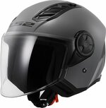 LS2 OF616 Airflow II helmet solid nardo grey