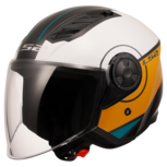 LS2 OF616 Airflow II helmet Cover white brown
