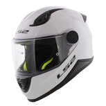 LS2 FF812 Kids junior solid gloss white - Children motorcycle racing helmet
