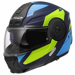 LS2 FF902 Scope II helmet Duria blue high-vision yellow
