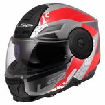 LS2 FF902 Scope II helmet Oxyd grey red