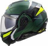 LS2 FF910 Advant II helmet Triple olive green white yellow
