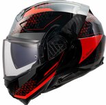 LS2 FF910 Advant II helmet Astral black red