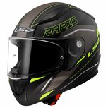 LS2 FF353 Rapid II helmet Rokku matt black hi-vision yellow
