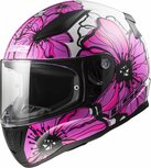 LS2 FF353 Rapid II helmet Poppies pink - Size XXL