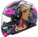 LS2 FF353 Rapid II helmet Cyberg purple cyan