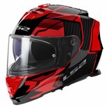 LS2 FF800 Storm II helmet Tracker black red