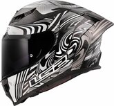 LS2 FF807 Dragon helmet Enthum gloss silver carbon