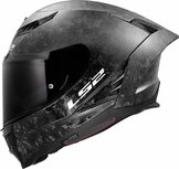 LS2 FF807 Dragon helmet solid forged carbon black