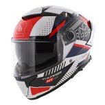 MT Thunder 4 SV full face helmet Luminence gloss white