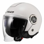 LS2 OF620 Classy helmet solid gloss white