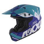 Axxis Wolf Jackal C7 matt blue offroad mx motorcycle helmet