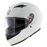 AGV K3 helmet mono solid gloss white