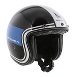 MT Le Mans II SV S Helmet Tant gloss black blue
