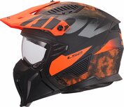 LS2 OF606 Drifter helmet Gas grey orange