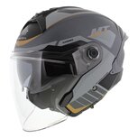 MT Jet Cosmo SV Helmet Cruiser matt black grey