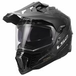 LS2 MX701 C Explorer Forged gloss carbon black - Adventure helmet motorcycle