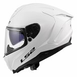 LS2 FF817 Challenger II helmet solid gloss white