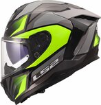 LS2 FF817 Challenger II helmet Viper gloss grey h-v yellow