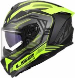 LS2 FF817 Challenger II helmet Dravix matt black yellow