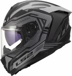 LS2 FF817 Challenger II helmet Dravix matt black grey