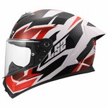 LS2 FF820 Rapid III helmet Xtrem gloss white black red