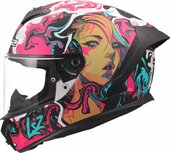 LS2 FF820 Rapid III helmet Cyberg matt purple cyan